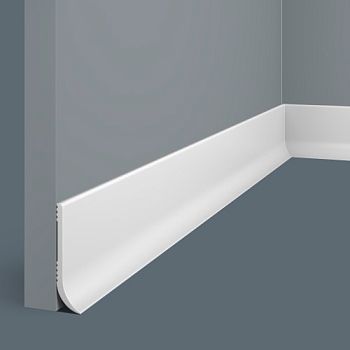 Плинтус под покраску Cosca Decor Экополимер PL002 2000×60×16