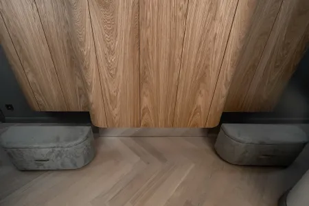 Композитная паркетная доска Quartz Parquet Елка Дуб испанский 33-404 венгерская елка 635×127×5