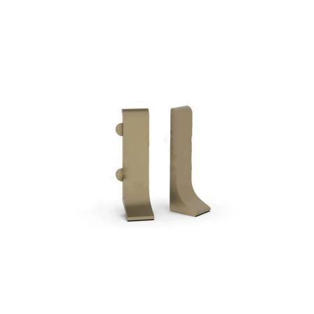 Заглушка алюминиевая  L-образная Шампань 2 шт/уп