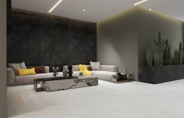 Кварц виниловое покрытие Stone Floor MSPC Серый Мрамор