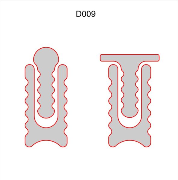 Разделительный профиль D009 анодированный бронзовый