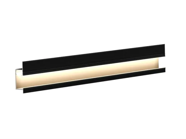 Теневая рейка LACONISTIQ Light Черная анодированная (45,7*15,45*3000мм.)