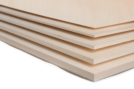 Фанера березовая шлифованная 300х300мм