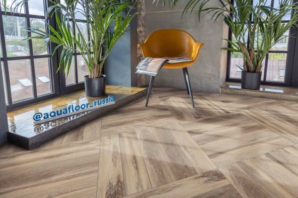 Кварц виниловое покрытие Aquafloor Parquet Glue AF2505PG