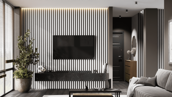 Ликорн Рейка МДФ Белая 16х40х2800мм