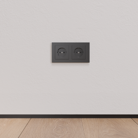 Теневой профиль Черный  13,3х60х2050мм