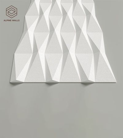 Стеновая панель под покраску Alpine Walls Geometrium  ECOGR0208W  1200*600*25