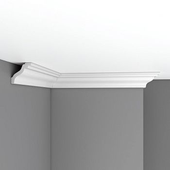 Потолочный плинтус под покраску Decomaster 96105 2400×60×60