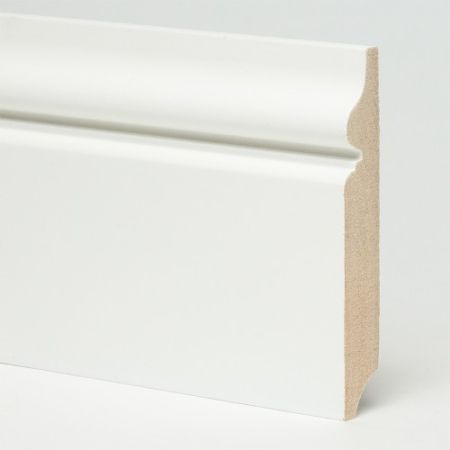 Плинтус Evrowood МДФ Белый PN 100 2000×100×16