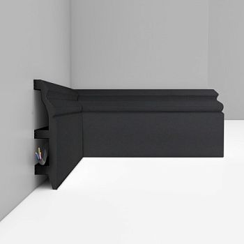 Плинтус Decomaster Антрацит D232-112 2400×100×22