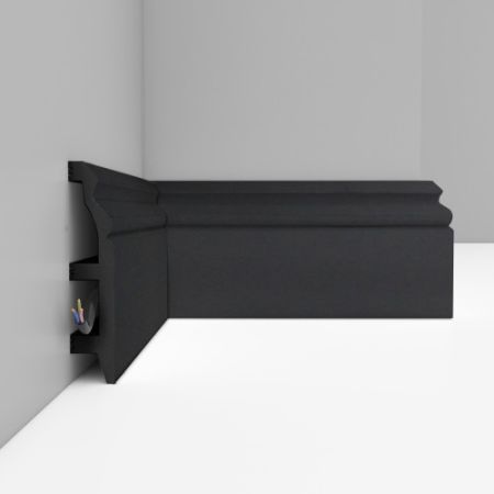 Плинтус Decomaster Антрацит D232-112 2400×100×22