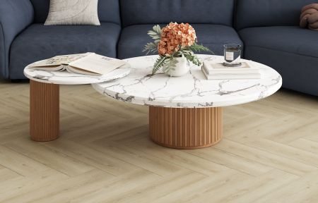 Кварц виниловое покрытие Stone Floor MSPC Елочка Дуб Спрингфилд DCA3-10 MР