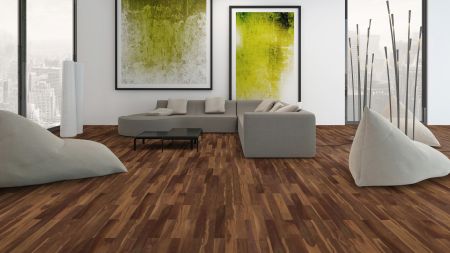 Паркетная доска Scheucher BILAFLOR паркет Орех WALNUT Struktur масло 500x70x11мм