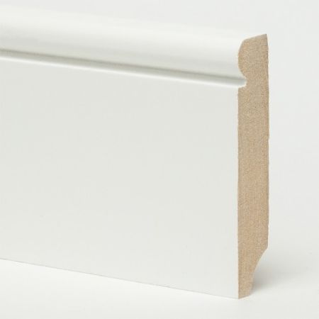 Плинтус Evrowood МДФ Белый PN 030 2000×80×16
