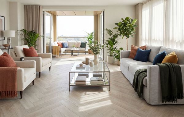 Кварц виниловое покрытие Stone Floor MSPC Елочка Дуб Саммерфилд 2529-1 MР