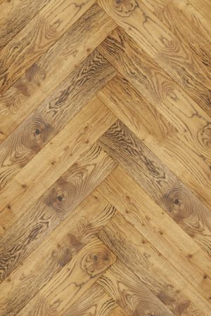 Инженерная доска Gran Parte Английская Ёлочка Дуб ТАБАКО / TABACCO НАТУР-КЛАССИК