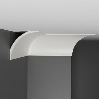 Потолочный плинтус под покраску Decomaster Артпрофиль A253 2000×88×88