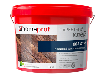 Паркетная химия Homakoll Клей Homakoll 888 STP Однокомпонентный  клей на основе силан-модифицированных полимеров 10кг