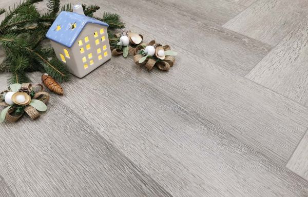 Кварц виниловое покрытие Stone Floor Елочка Дуб Балтимор 951008 HP