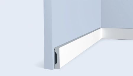 Плинтус Hiwood полимерный под покраску W40V1 прямой 2000×40×10