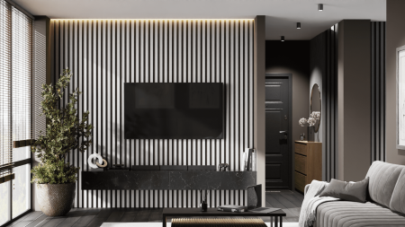 Ликорн  Рейка МДФ Светло-серая 16х40х2800мм