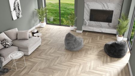 Клеевая Parquet LVT Дуб Натуральный отбеленный ЕСО 16-5 венгерская елка 590×118×2,5
