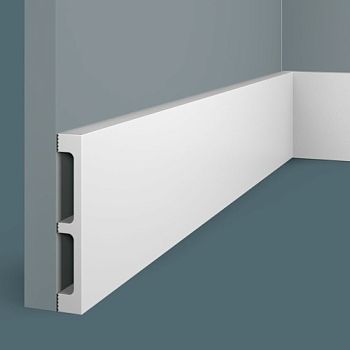 Плинтус под покраску Cosca Decor Экополимер PX049 2000×99×15