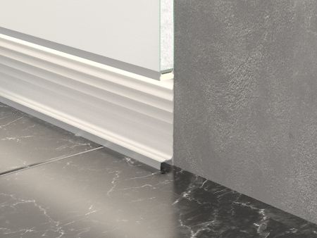 Плинтус Скрытый с led подсветкой ALP-G80