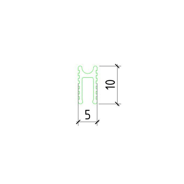 Теневая рейка Pro Design Micro 3215 Черный анодированный
