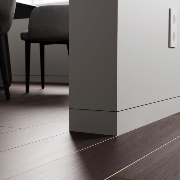 Скрытый профиль Invisible 60мм Черный муар/RAL 9005 14.5х60х2800мм