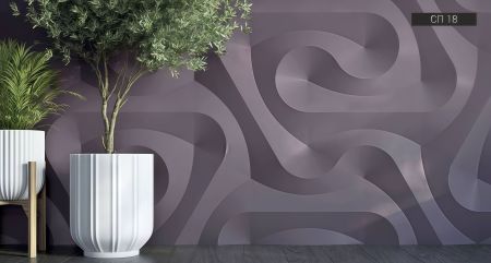 Стеновая панель 3D под покраску Bello Deco СП 18 620×540×65
