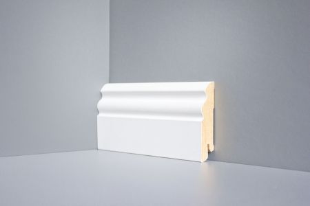 Плинтус DeARTIO Ламинированный 105-80 Белый 80х16