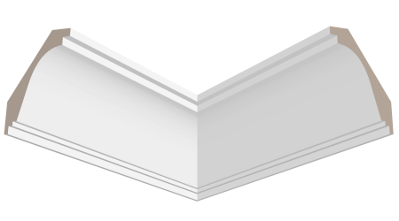 Карнизы Ultrawood потолочный CR 2335i (2000 х 114 х 75)