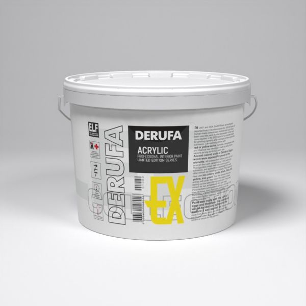 Краска Derufa Expo Белая глубокоматовая для потолка
