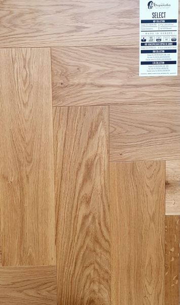 Паркетная доска Hajnowka Дуб Select(Natur) Лак