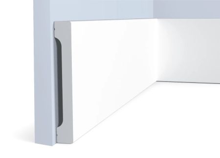 Плинтус Hiwood полимерный под покраску B110V1 прямой 2000×110×16