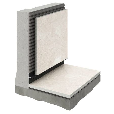 Теневой профиль Черный анодированный для панелей 13,8х36х2000мм