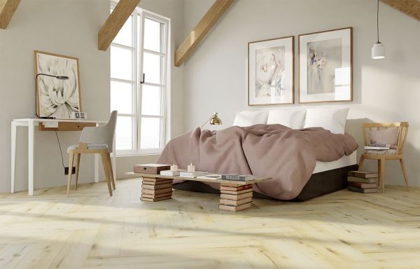 Кварц виниловое покрытие Stone Floor Елочка Дуб Мидсаммер 190B01 HP