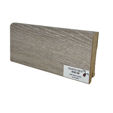 Плинтус DeARTIO B302-09 дуб тёмно-серый Deartio Best