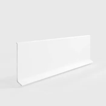 Плинтус алюминиевый Белый 9016 матовый 3м