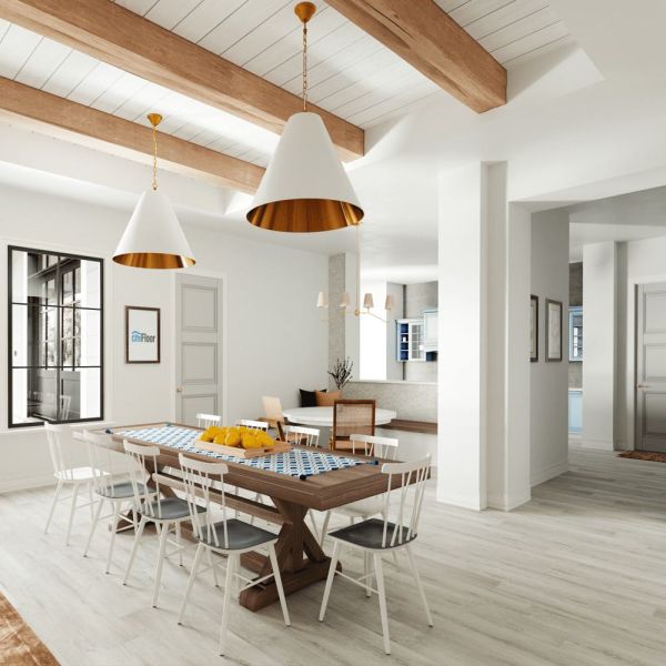 Кварц виниловое покрытие CM Floor ScandiWood 05 Дуб Ледяной