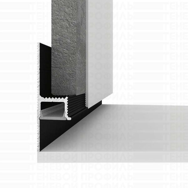 Теневой профиль алюминиевый для подсветки  20мм/ 2000мм