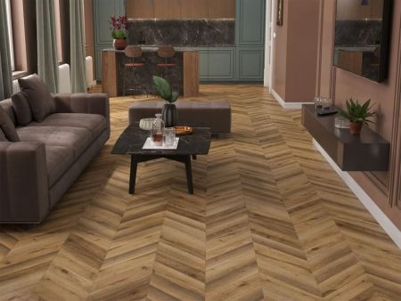 Ламинат Alpine Floor Chevron Art Дуб Эльбрус LF109-04 французская елка 550×112×12