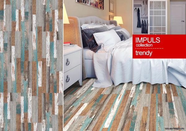 Пробковые полы Corkstyle Impuls Trendy 915 х 305 х 10 мм