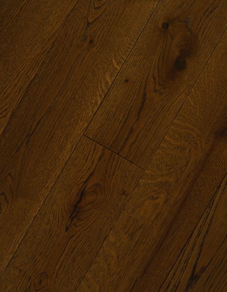 Инженерная доска Hajnowka Дуб Dunkelbraun R рустик масло-воск