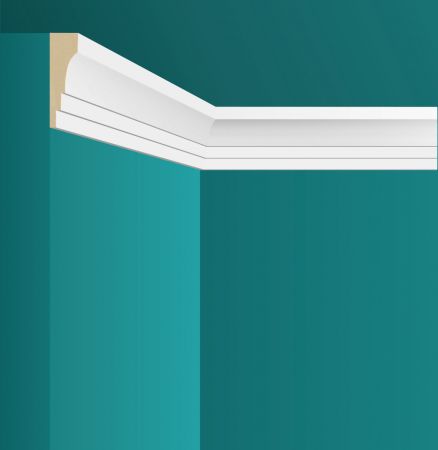 Карнизы Ultrawood потолочный CR 0027 (2440 х 50 х 15)