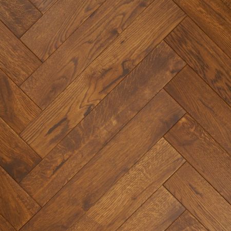 Инженерная доска GoldenWood Английская Елочка Дуб Пиногри 14*85*510мм