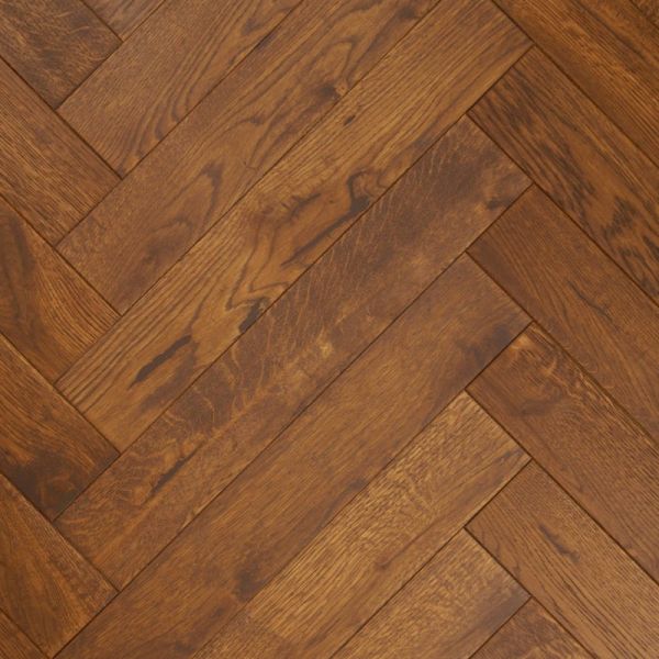 Инженерная доска GoldenWood Английская Елочка Дуб Пиногри 14*85*510мм