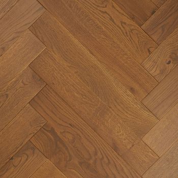 Инженерная доска GoldenWood Английская Елочка Дуб Гавана 14*85*510мм