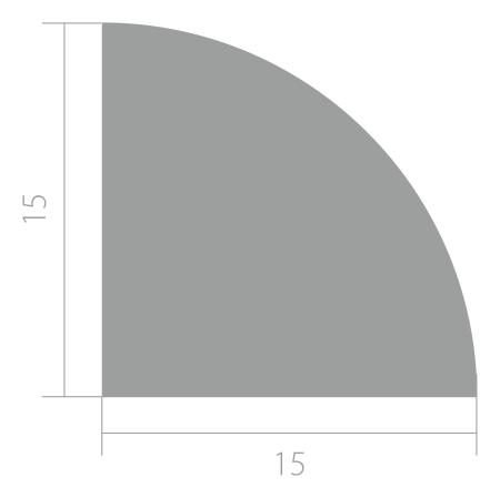 Молдинг Ultrawood E2E 0215 (2440 х 15 х 15)